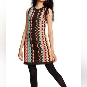 Missoni Multicolor Zigzag Mini Dress